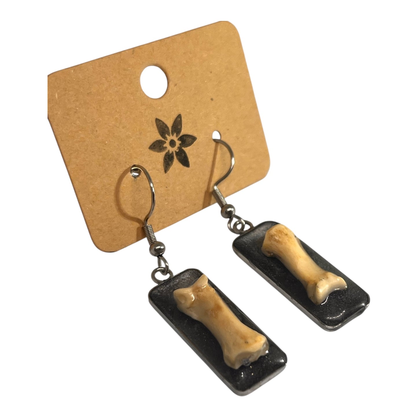 Real Bone Earrings