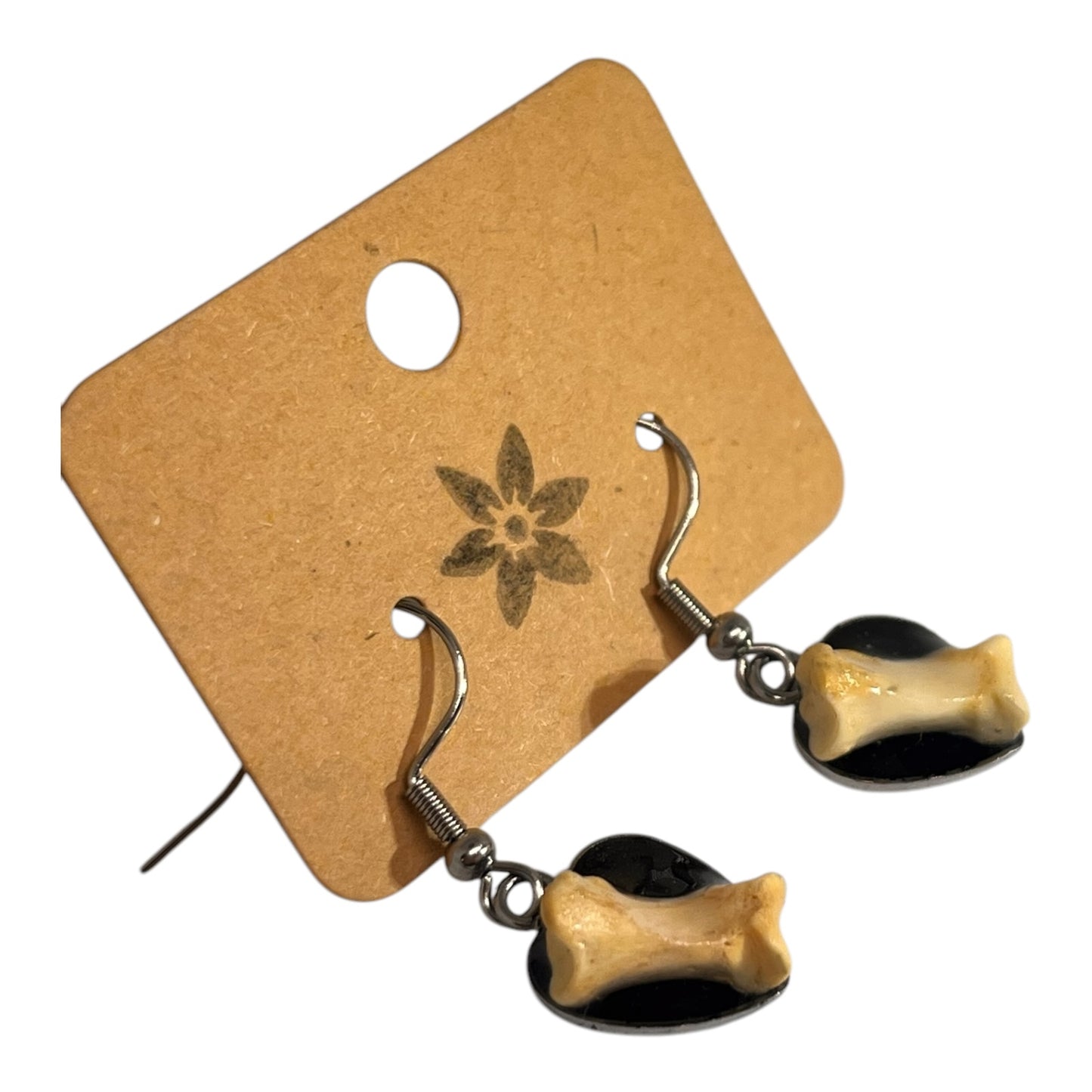 Real Bone Earrings