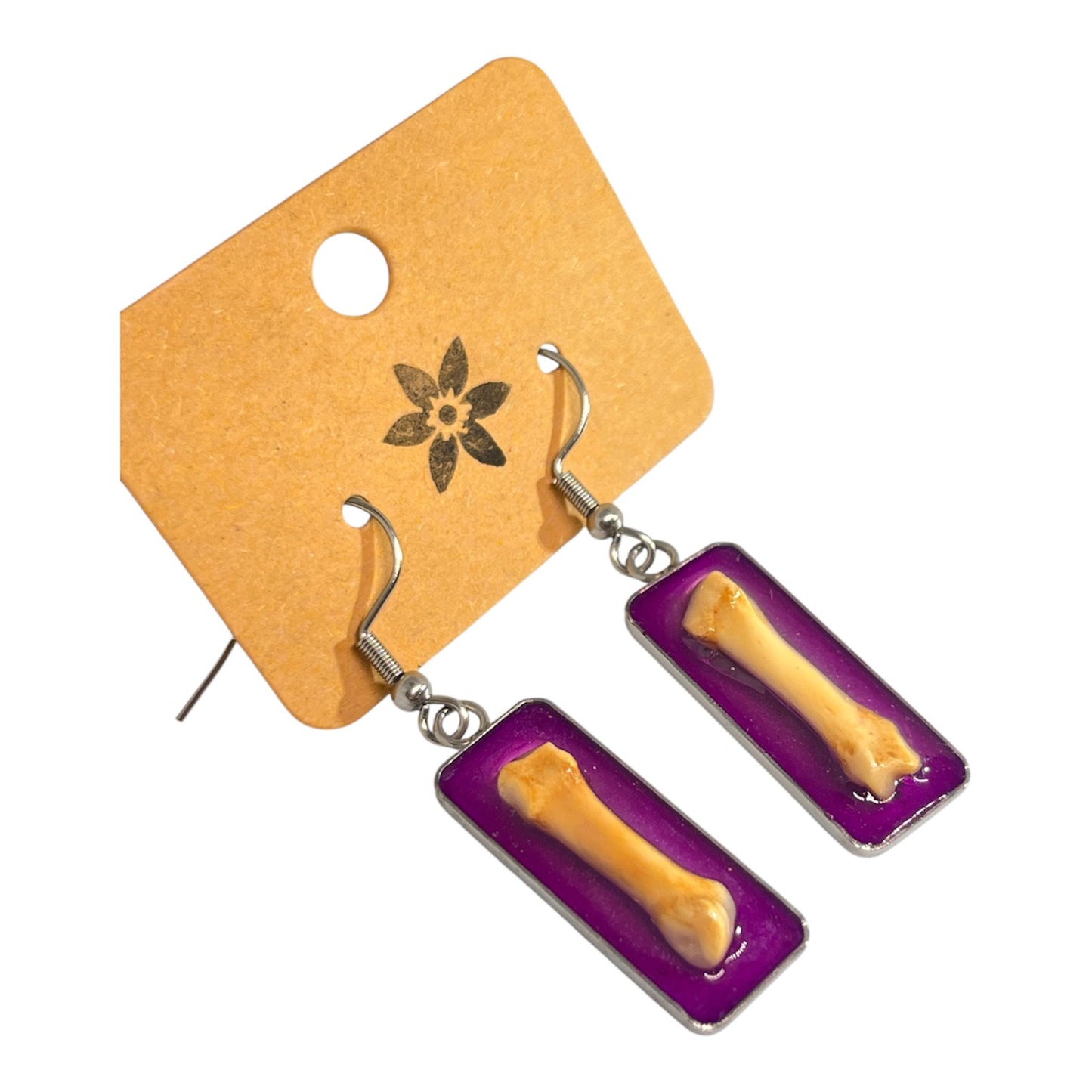 Real Bone Earrings