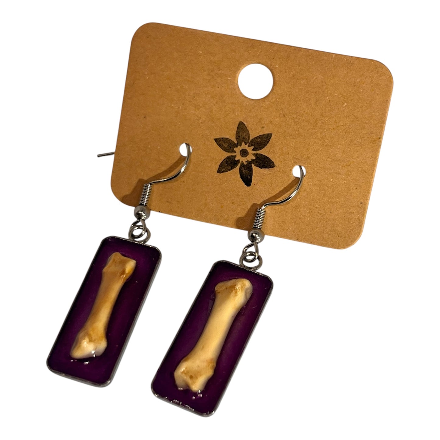 Real Bone Earrings