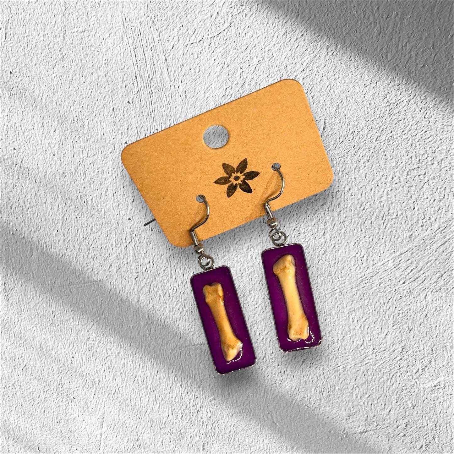 Real Bone Earrings