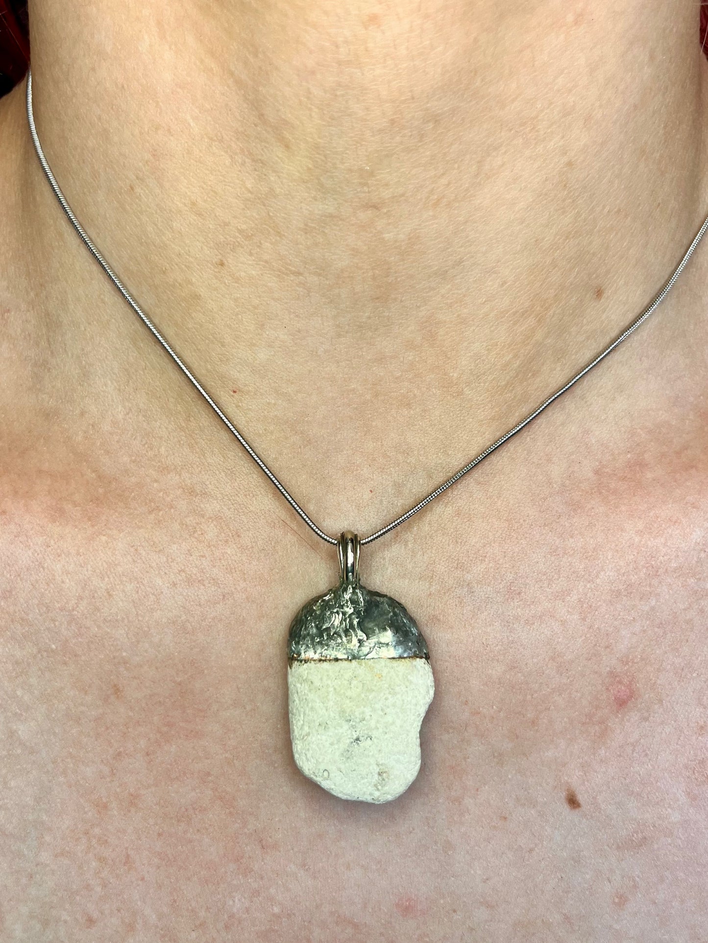 Fossilized Coral Pendant