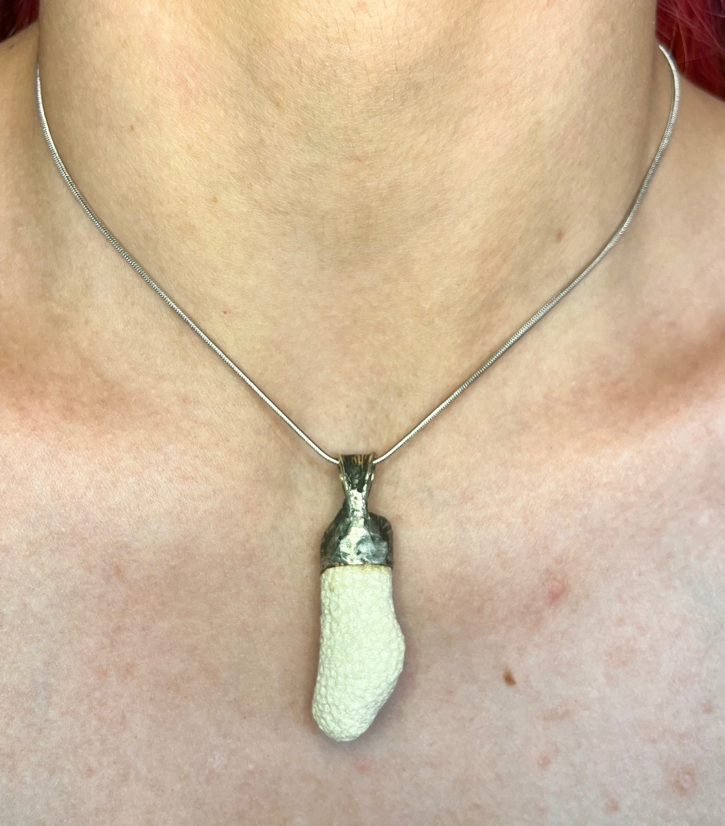 Fossilized Coral Pendant