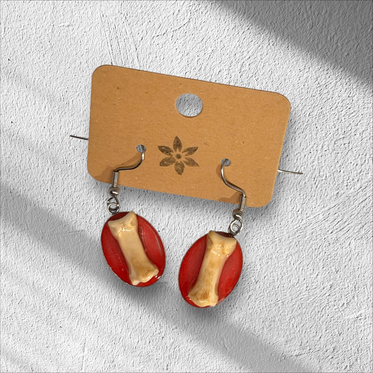 Real Bone Earrings