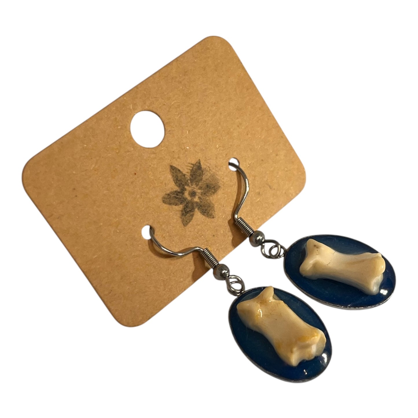 Real Bone Earrings