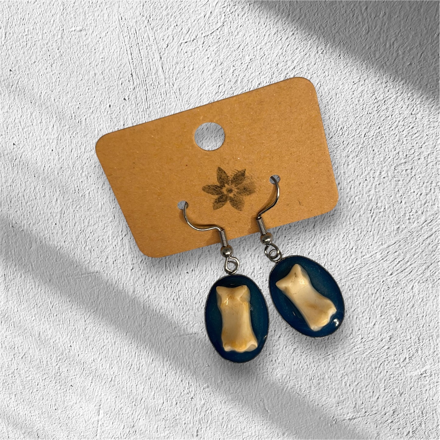 Real Bone Earrings
