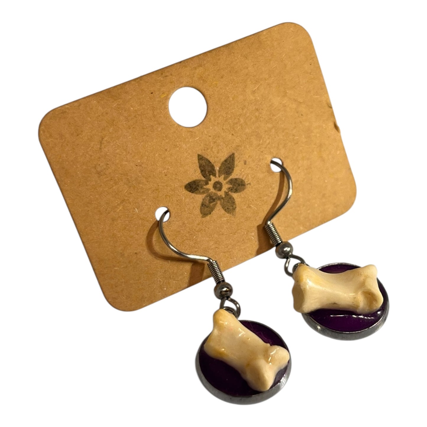 Real Bone Earrings