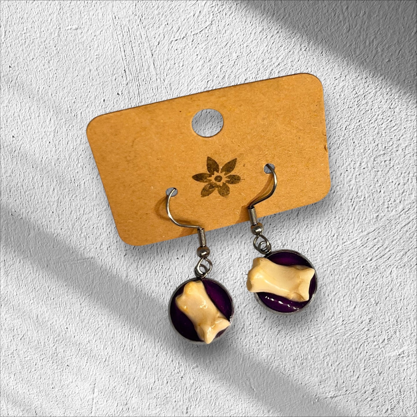 Real Bone Earrings