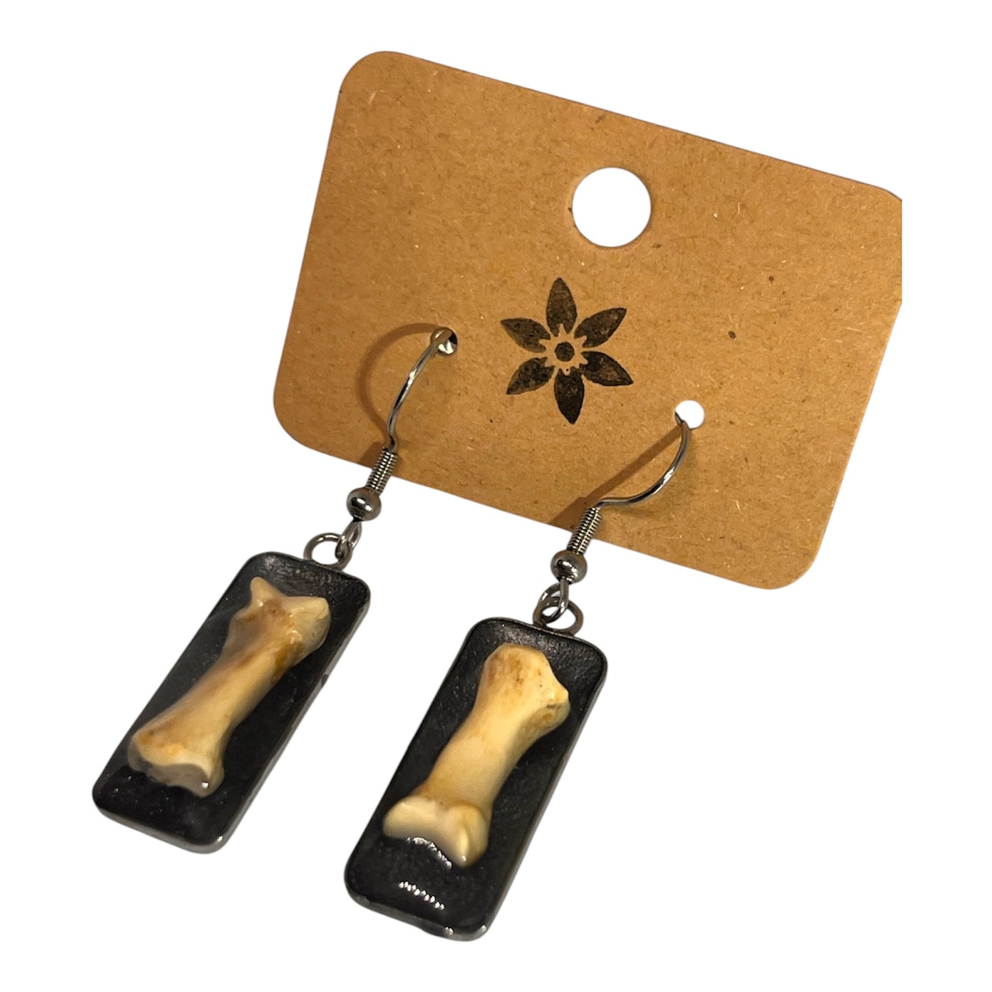 Real Bone Earrings