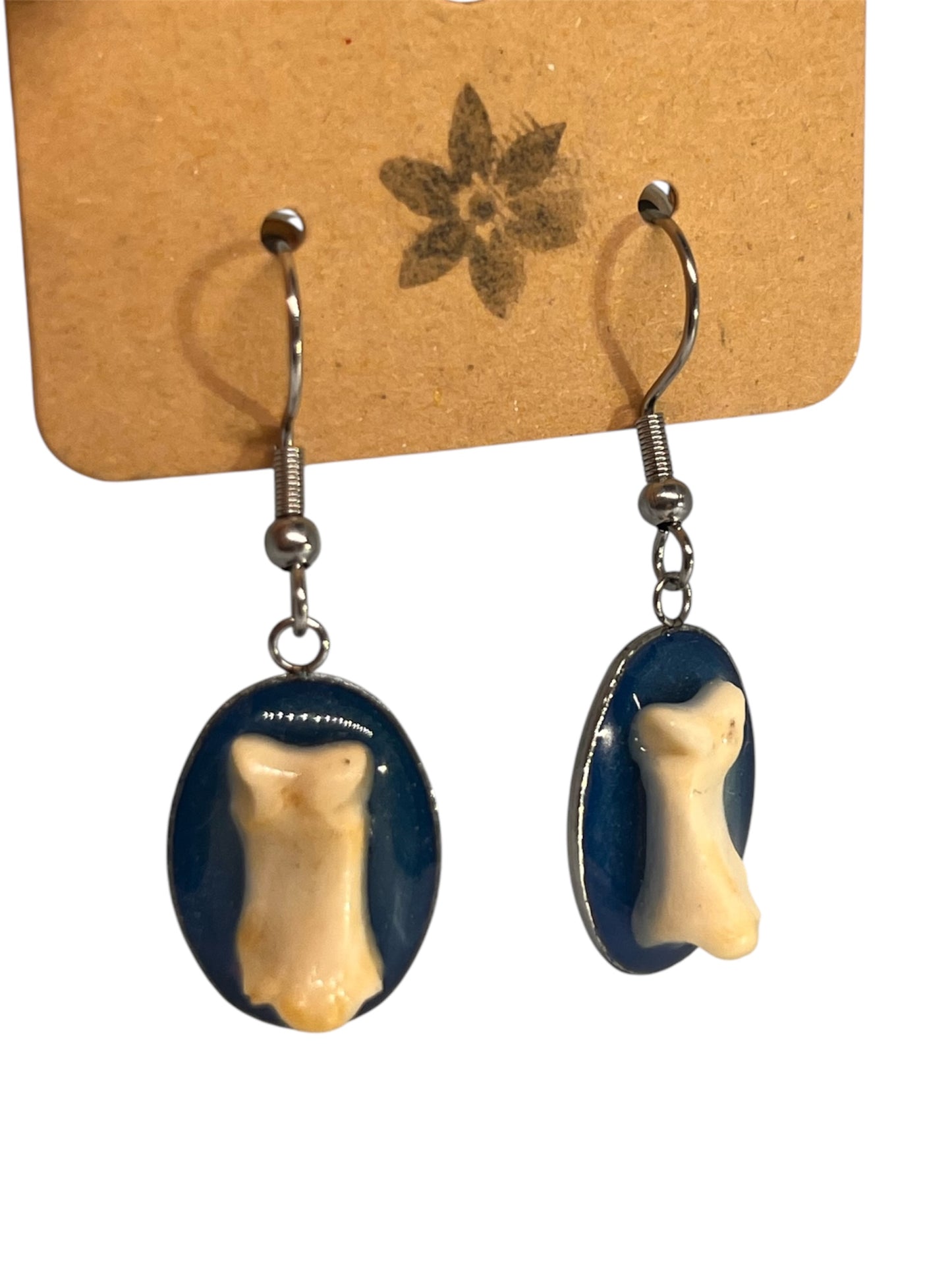 Real Bone Earrings