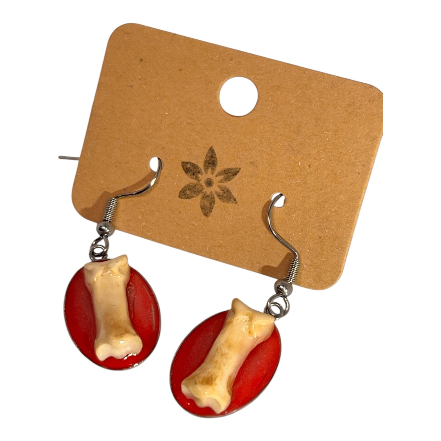 Real Bone Earrings