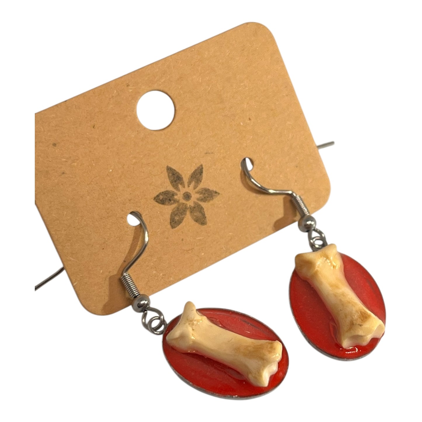 Real Bone Earrings