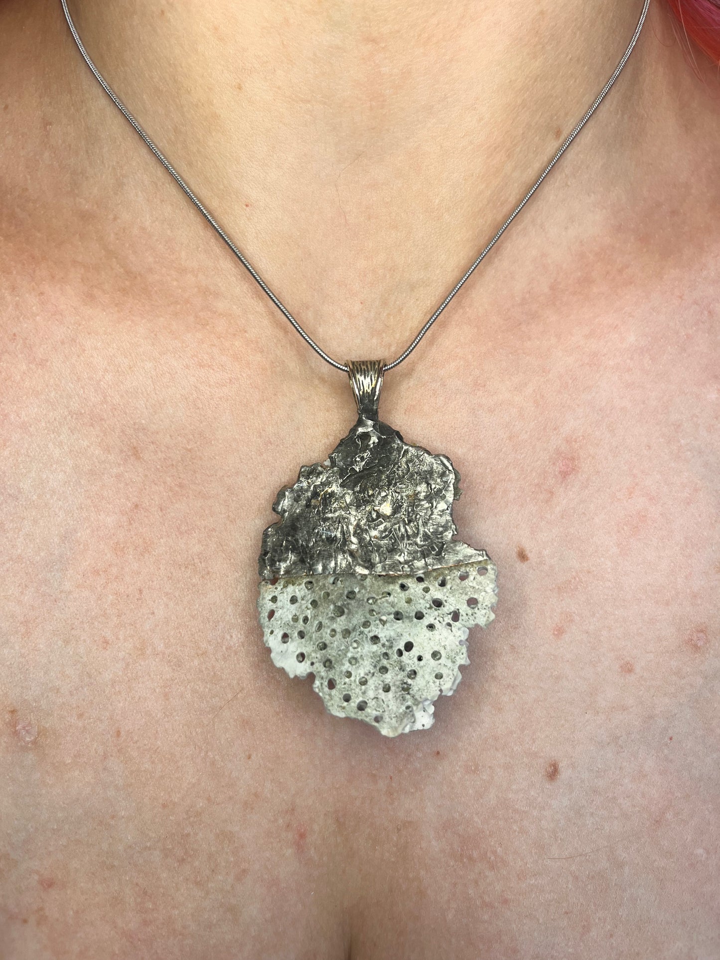 Fossilized Coral Pendant